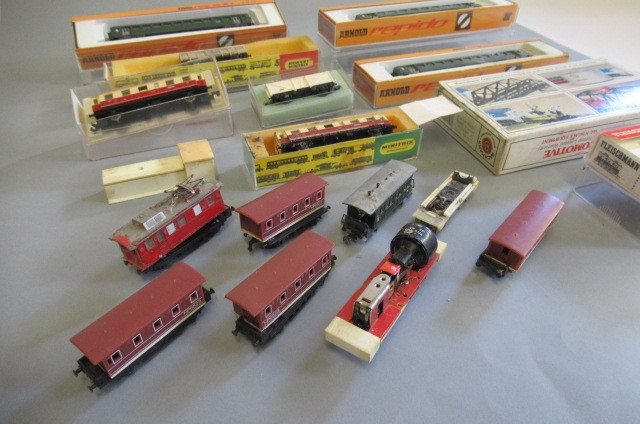 Continental N Gauge Rolling Stock including Fleischmann 7305 electric locomotive Image