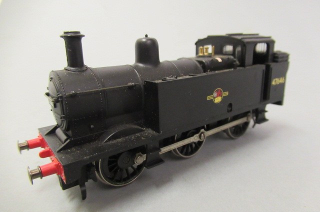 Six playworn locomotives by Hornby including Britannia Image