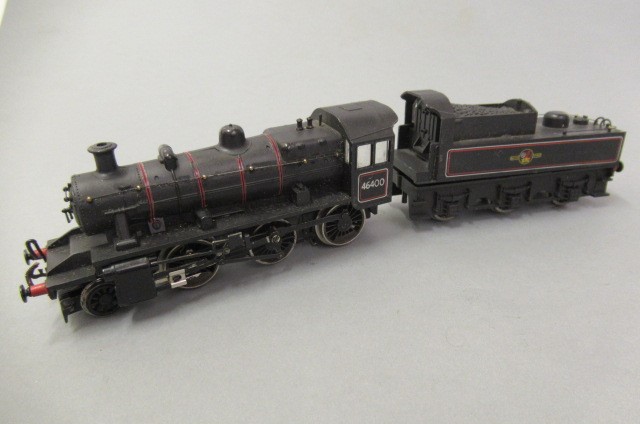 Five unboxed locomotives by Hornby and others including Class 4 and Royal Scot Image