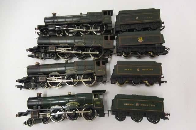 Four unboxed Western Region locomotives by Lima and others including King Class and Castle Image
