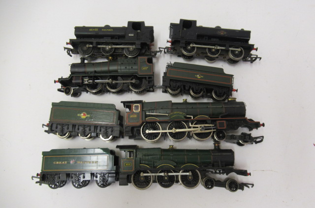 Five Western Region locomotives by Hornby and others including King Class and pannier tanks Image