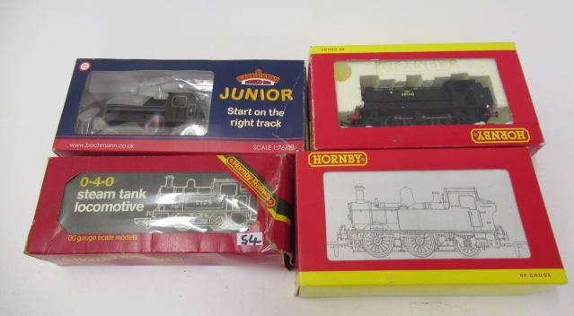 Hornby B.R. Class 14XX B.R. J94 and 0-4-0 R255 tank and a Bachmann Junior No8 tank locomotive Image