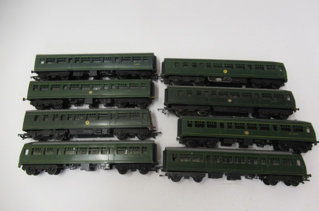 Three Triang light weight D.M.U.s comprising three power cars Image