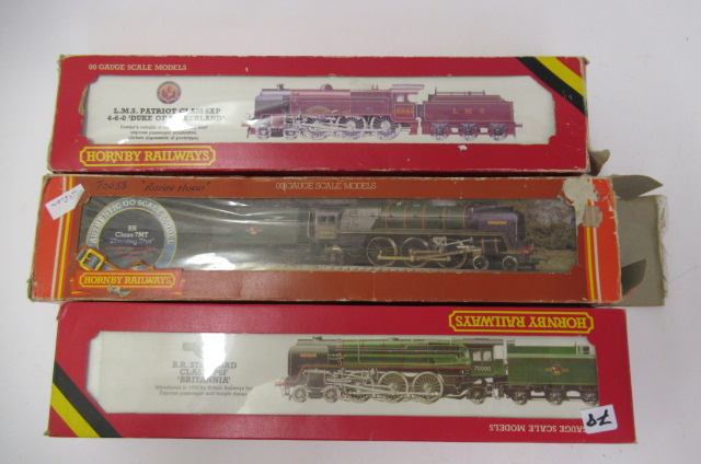 Hornby L.M.S. Patriot Class and two Hornby B.R. Britannia Class Image