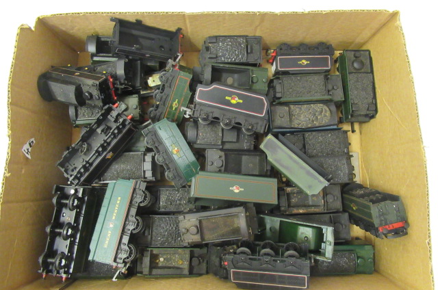 Playworn locomotive tenders by Triang Image