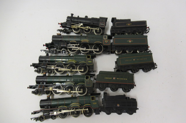 Five unboxed locomotives by Hornby and others Image