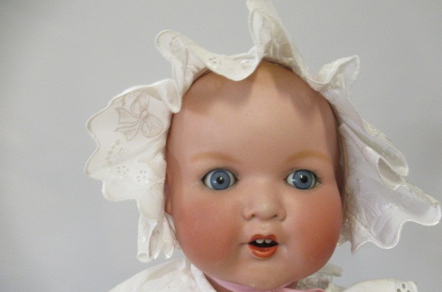An Armand Marseille bisque socket head doll Image