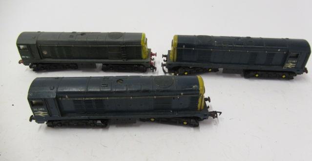 Three Hornby Dublo Class 20 diesel locomotives Image