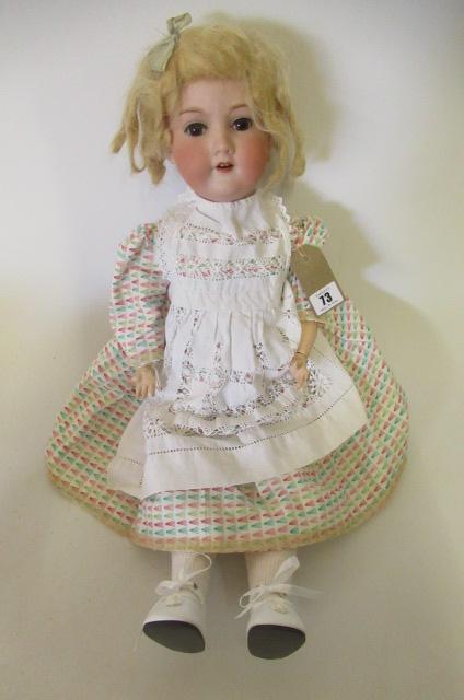 An Armand Marseille bisque socket head doll Image