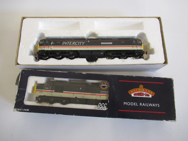 Bachmann Class 37-423 in B.R. Exc. grey and Intercity Class 47-844 Image
