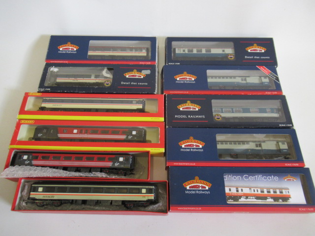 Twelve modern passenger coaches comprising two Virgin trains Image