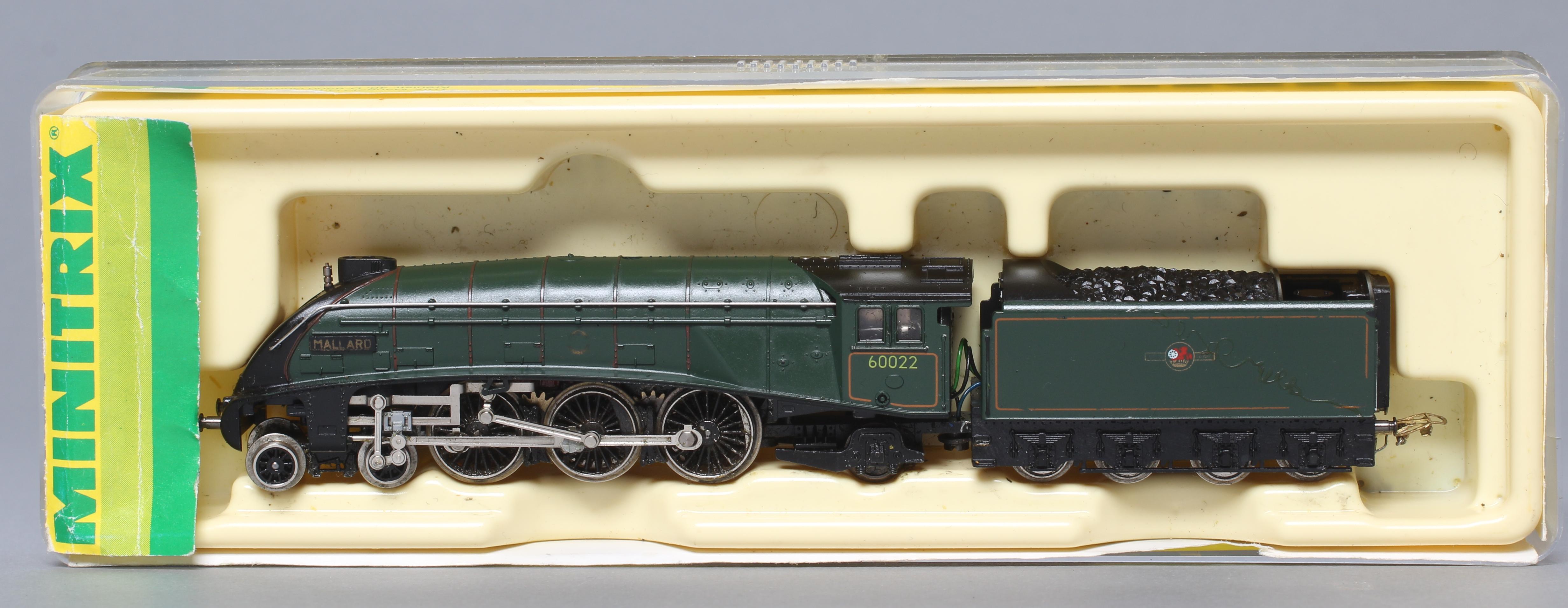 Minitrix A4 Mallard in B.R. green Image