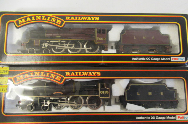 Mainline Jubilee Leander in L.M.S. red and L.M.S. black Royal Scot Image