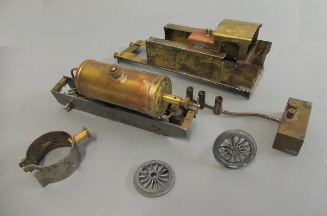 Model and miniature railway O gauge live steam kit for L.M.S. 3F Jinty tank locomotive Image