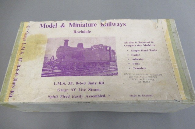 Model and miniature railway O gauge live steam kit for L.M.S. 3F Jinty tank locomotive Image