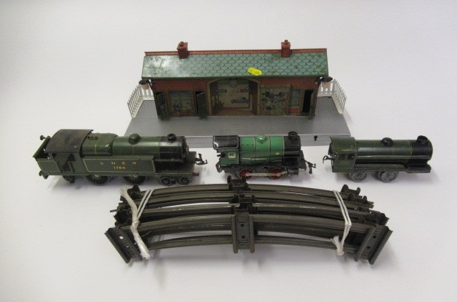Playworn Hornby rolling stock Image