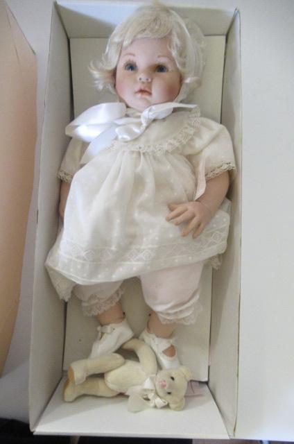 A boxed limited edition doll by Pauline Image