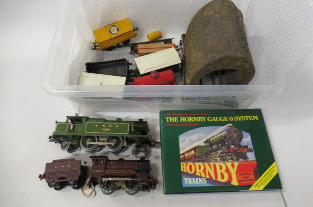 Unboxed Hornby trains including clockwork No2 L.N.E.R. tank Image