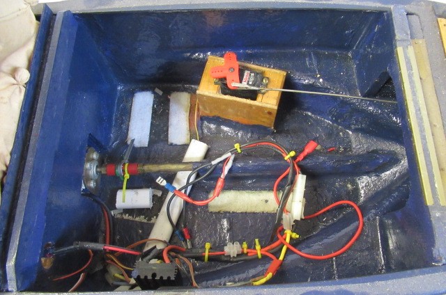 A battery powered radio controlled model of the narrow boat "Cadbury" Image