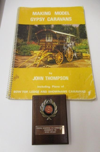 A well made model of a horse drawn gypsy caravan Image