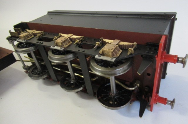 A part built 2 1/2" gauge N.E. 2-80 live steam locomotive Image