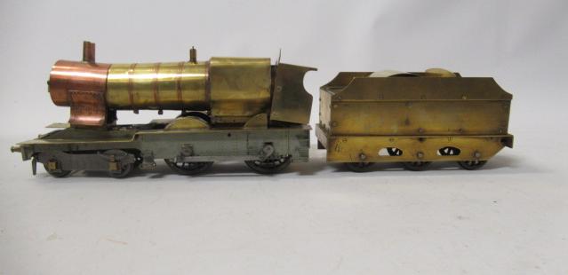 A Gauge 1 part built City of Truro single inside cylinder locomotive and tender Image