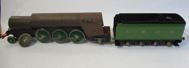 Part built 3 1/2" gauge L.N.E.R. 4-6-2 locomotive frames Image