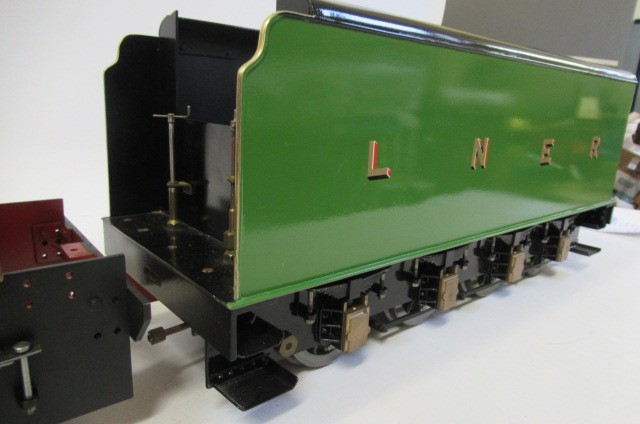 Part built 3 1/2" gauge L.N.E.R. 4-6-2 locomotive frames Image