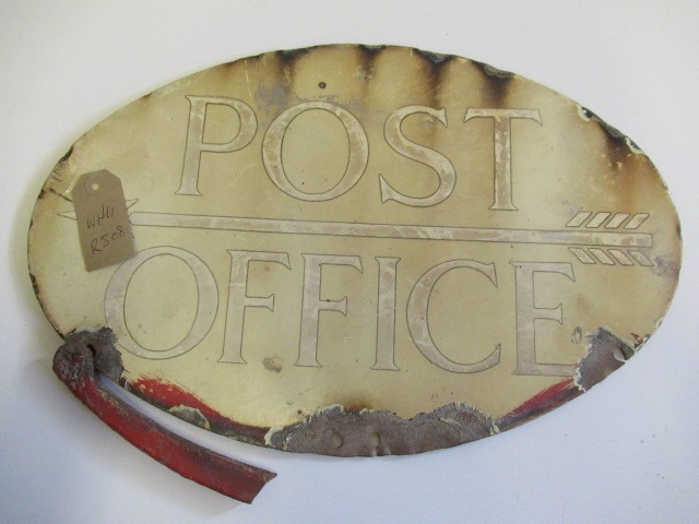 A B.T.C. enamel Bus Stop sign Image