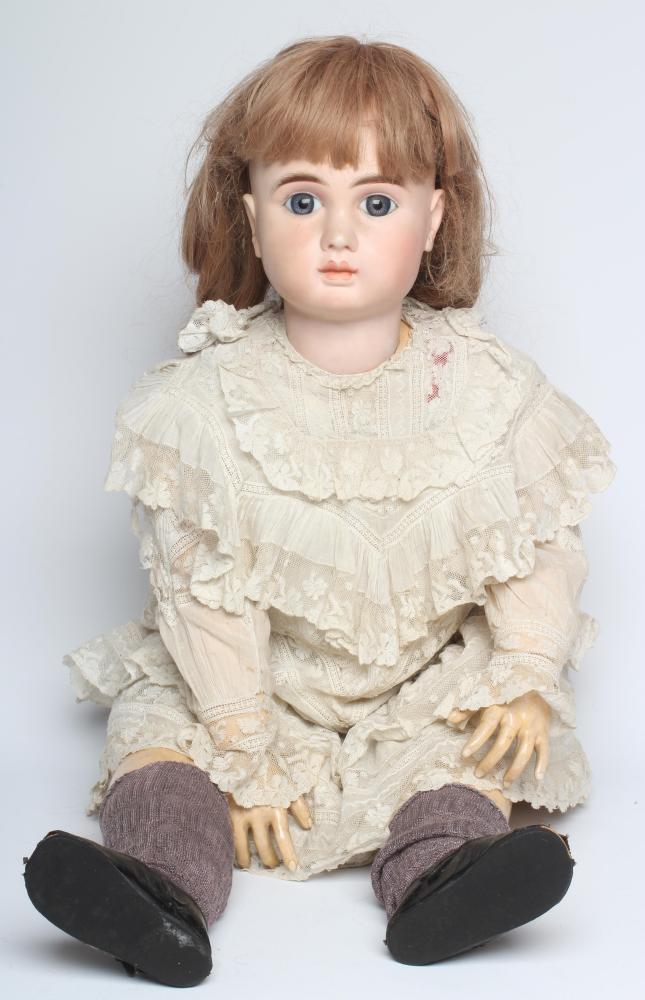 A Large Jules Nicholas Steiner bisque socket head doll Image