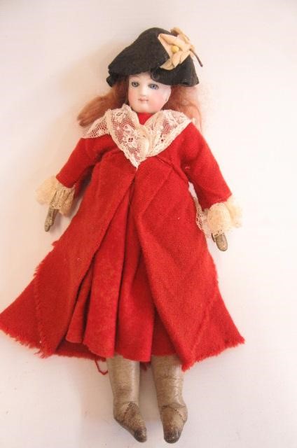 An F.G. Fashion bisque socket head doll with inset blue glass eyes Image