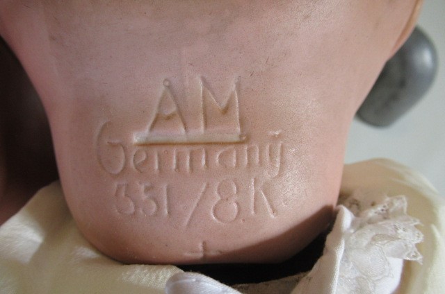 An Armand Marseille Dream Baby bisque socket head doll Image