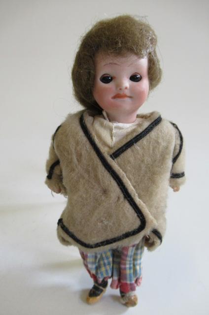 A J. Walther & Sohn bisque socket head doll Image