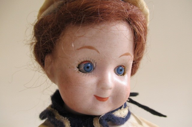 A German bisque socket head sailor doll Image