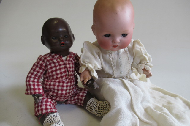 An Armand Marseille bisque head baby doll Image