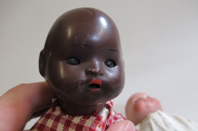 An Armand Marseille bisque head baby doll Image