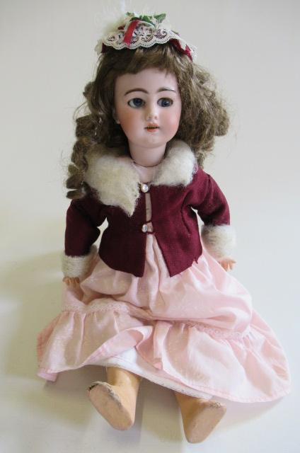 A DEP bisque socket head walking doll Image