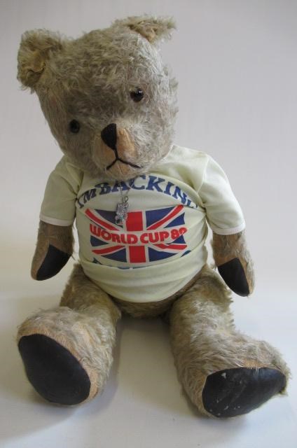 A large straw filled teddy Image