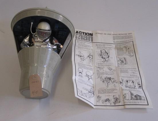 Action Man Astronaut and Space Capsule with instruction sheet Image