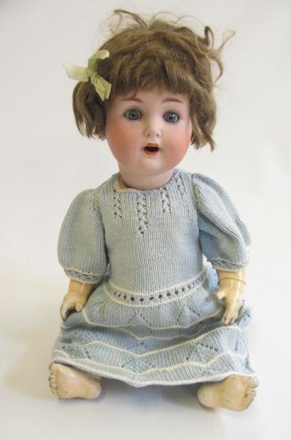 A Schutzmeister & Quendt bisque socket head doll Image