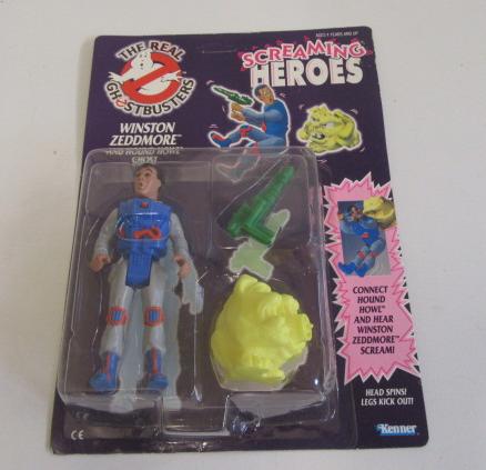 Kenner Ghost Busters Winston Zeddemore with Hound Howl Image