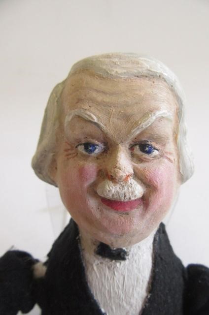 A Lloyd George clockwork doll Image