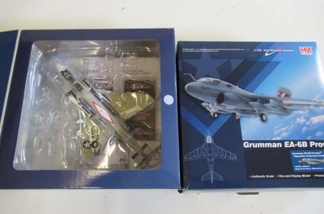 Hobby Master 1:72 scale model of Mcdonnell Douglas F4 Phantom and Grumman EA-6B Prowler Image