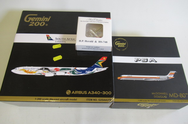 Gemini 200 1:200 scale Air Bus A340-300 South African Airways Image