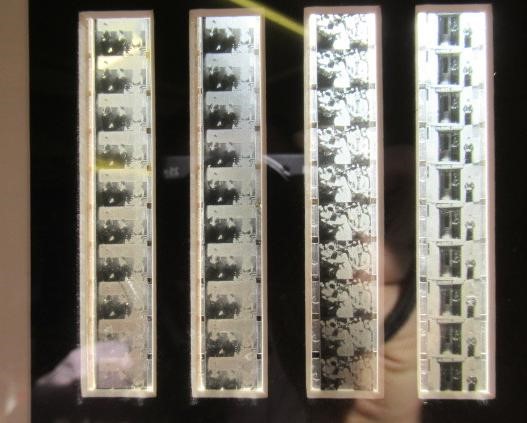 A framed swatch of Marilyn Monroe's stocking Image