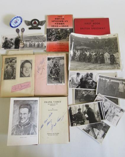 A COLLECTION OF SPEEDWAY AUTOGRAPHS & EPHEMERA Image