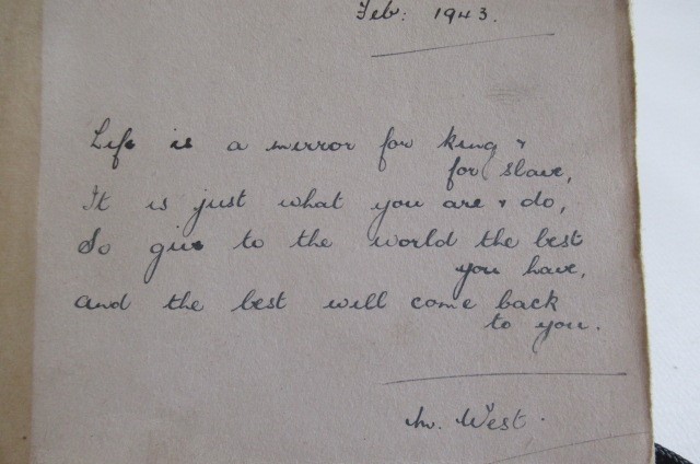 An autograph book Image