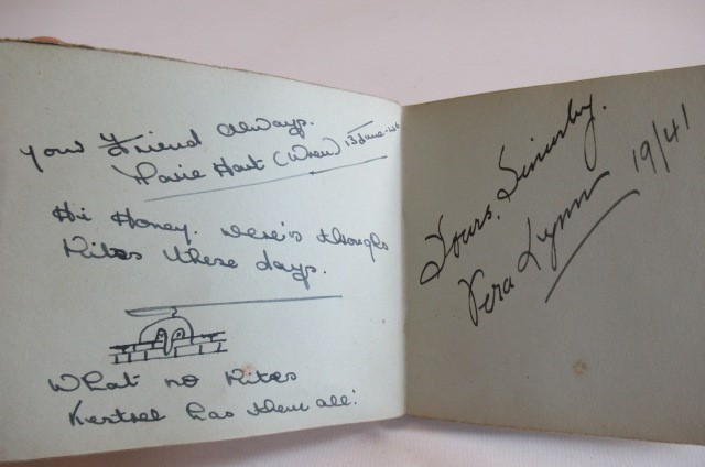 An autograph book Image