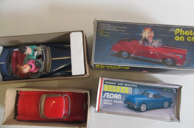 A battery operated Photoing car and MF Deluxe Sedan Image