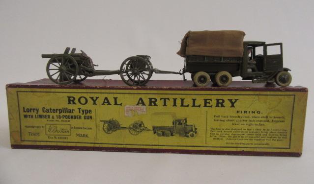 Britains Royal Artillery with six wheel type lorry Image